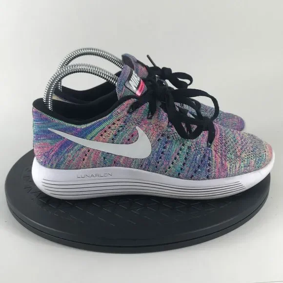 Nike LunarEpic Flyknit Multicolor Running Shoes 843765-004 Women’s Size 6.5 - Picture 4 of 12